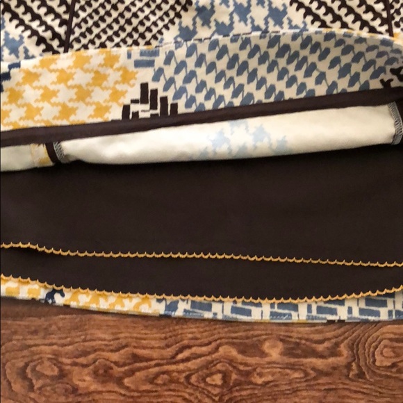 Anthropologie Maeve Houndstooth Button Skirt - Picture 7 of 10